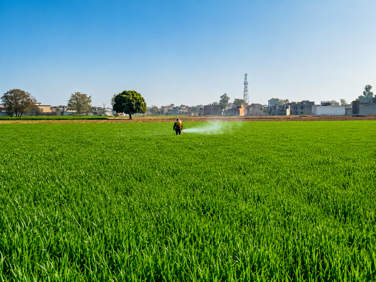 Wheat field trial in Guard Agricultural Research