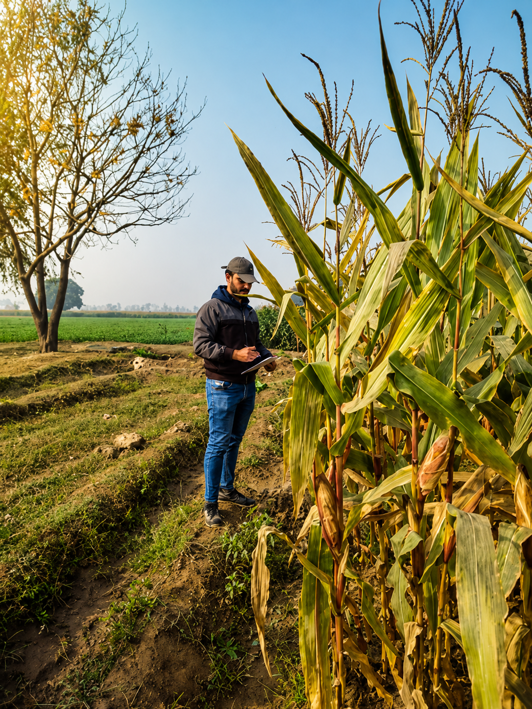 Maize Fertilizer Enhancement field trial in Biologically Enhanced Phosphorus Program